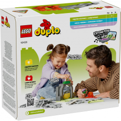 Klocki LEGO 10425 Tunel i Tory Kolejowe - Zestaw Rozszerzający DUPLO